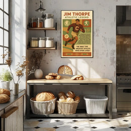 Jim Thorpe Legendary Athlete Jim Thorpe Poster