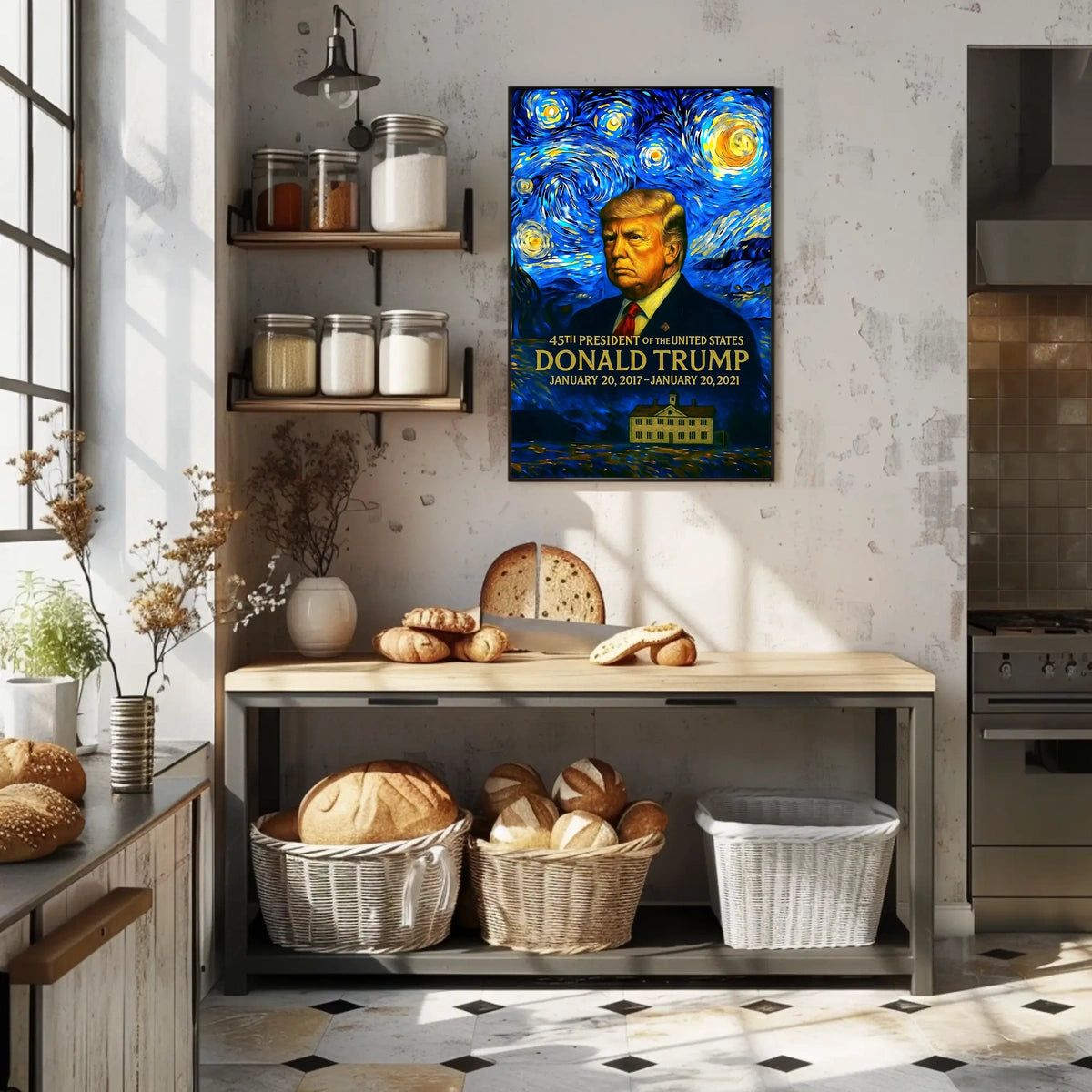 Donald Trump 45th President of the United States Presidential Masterpiece Series Poster