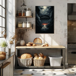 Dramatic Surreal Landscape Fantasy Art Poster