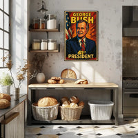 George Bush 41st President Poster Wall Art Decor Home