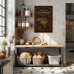 California The Golden State Poster