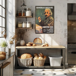 Einstein Theory Relativity Vintage Inspirational Poster