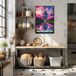 Washington in Bloom Poster