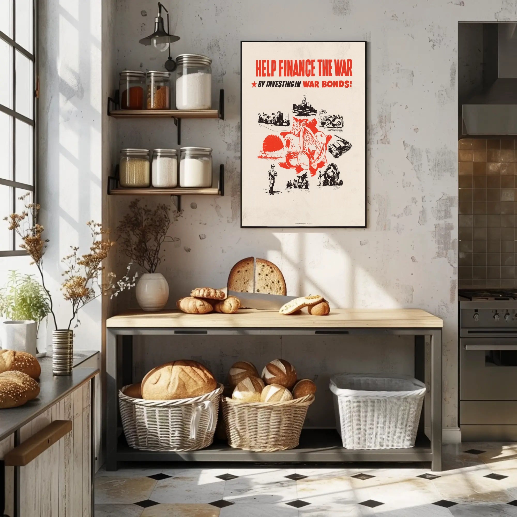 Support the War Effort Poster PosterGoat