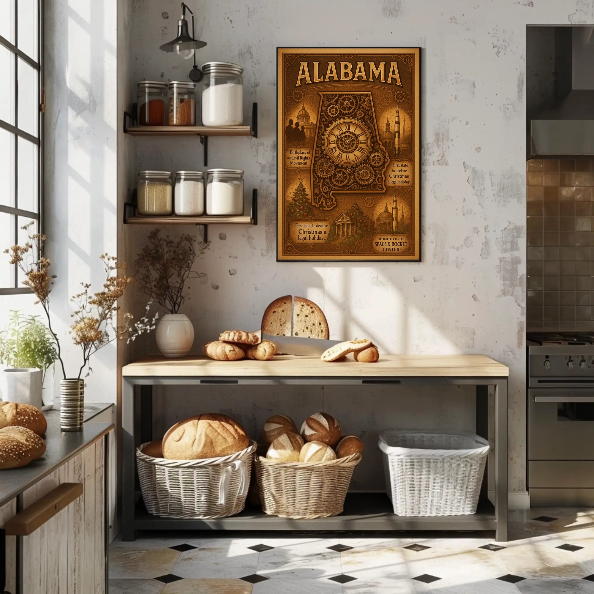 Alabama A Historical Overview Poster