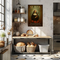 St. Rita Patron of Impossible Causes Poster