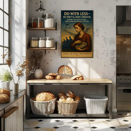 Do With Less for the War Effort Poster