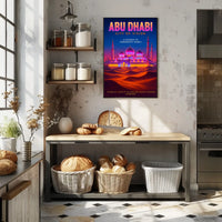 Abu Dhabi Visionary Gateway Travel Poster
