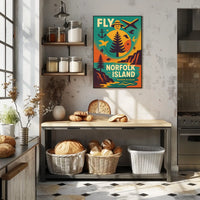 Fly to Norfolk Island Poster