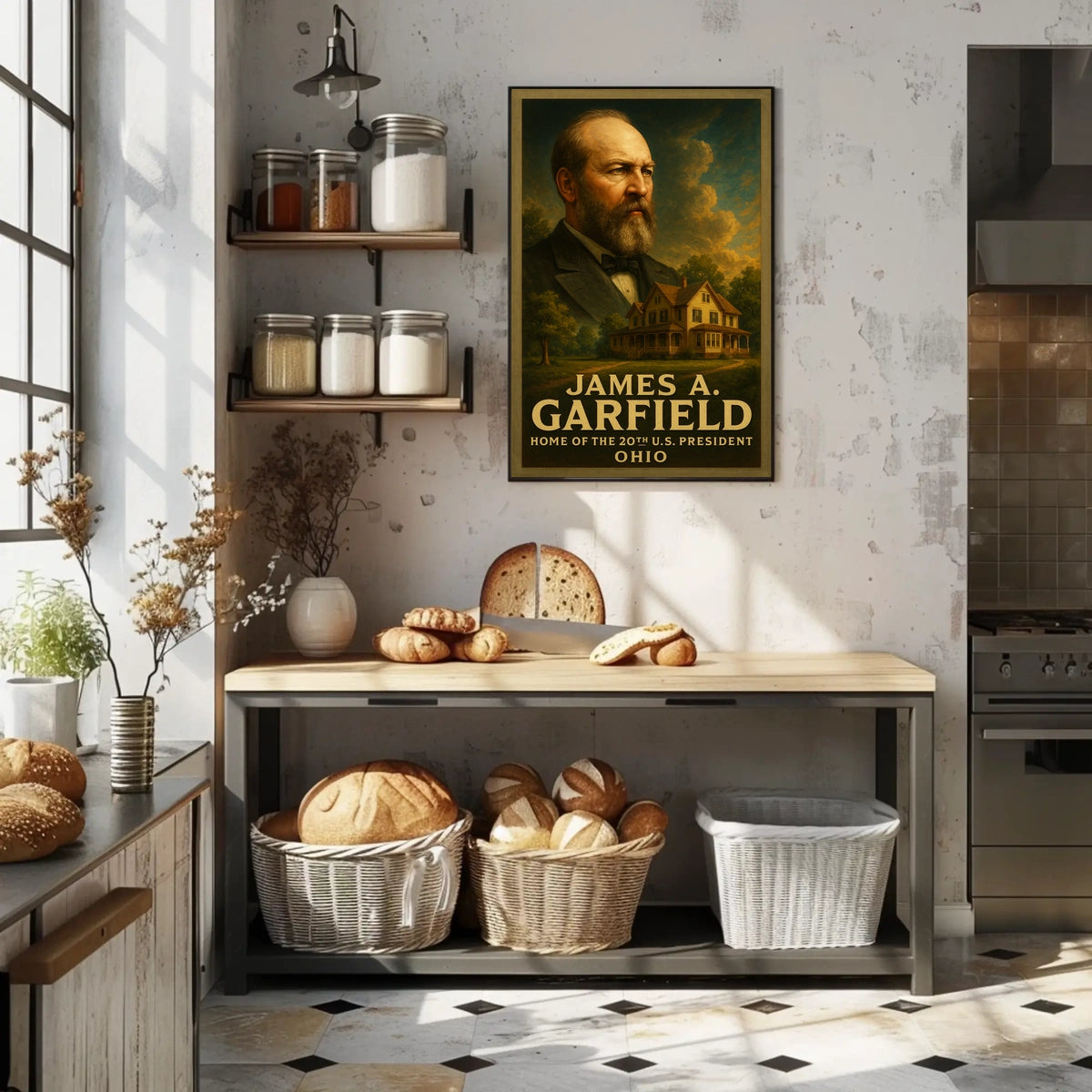 James A. Garfield 20Th President Poster