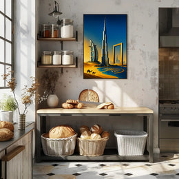 Dubai's Iconic Skyline Poster