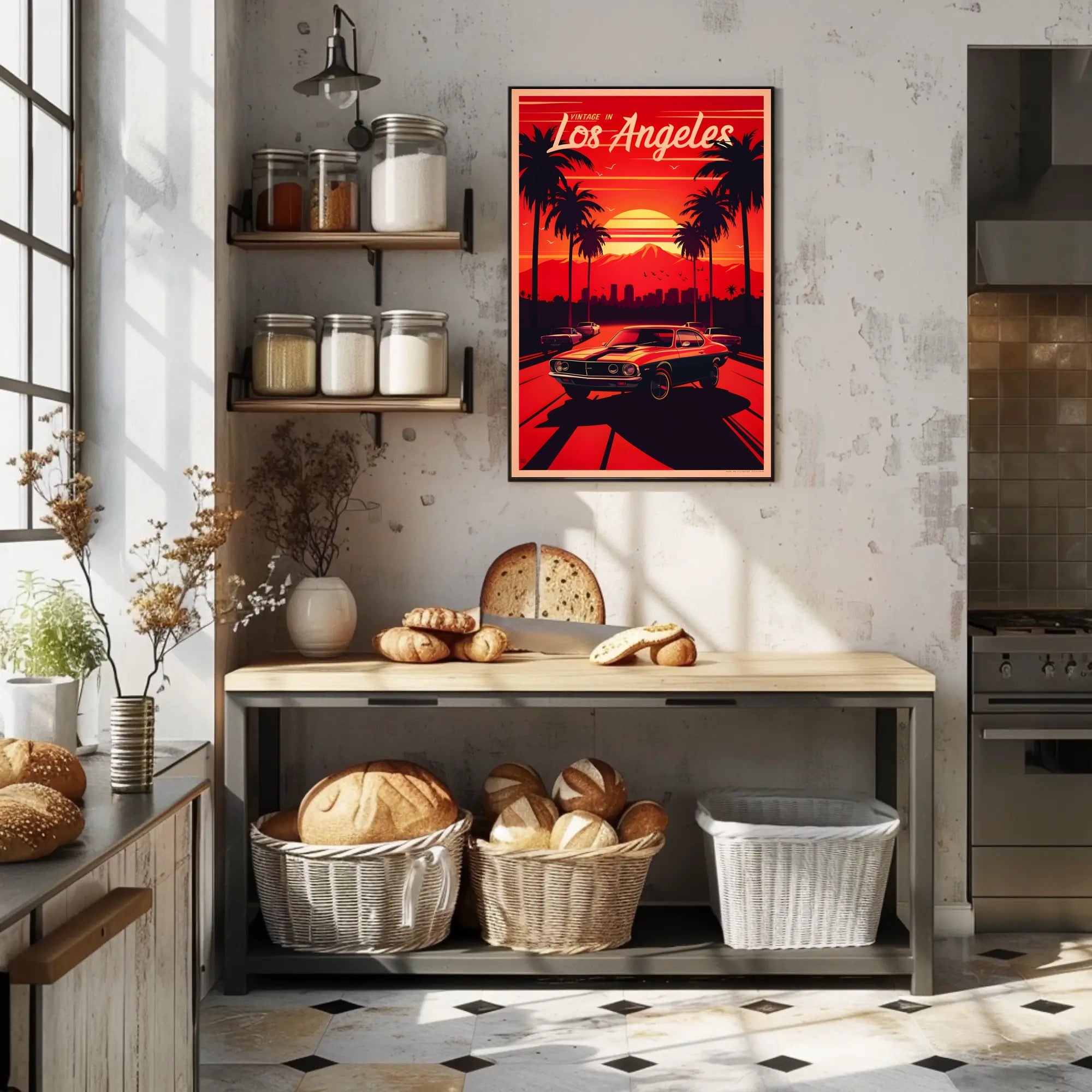 Vintage in Los Angeles Poster