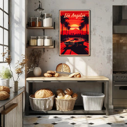 Vintage in Los Angeles Poster