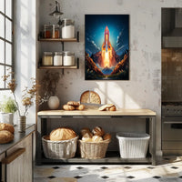 Rocket Launch Adventure Poster