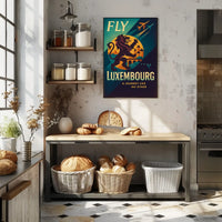 Fly To Luxembourg Poster