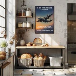 EC-130E Commando Solo Broadcasting Power Poster PosterGoat