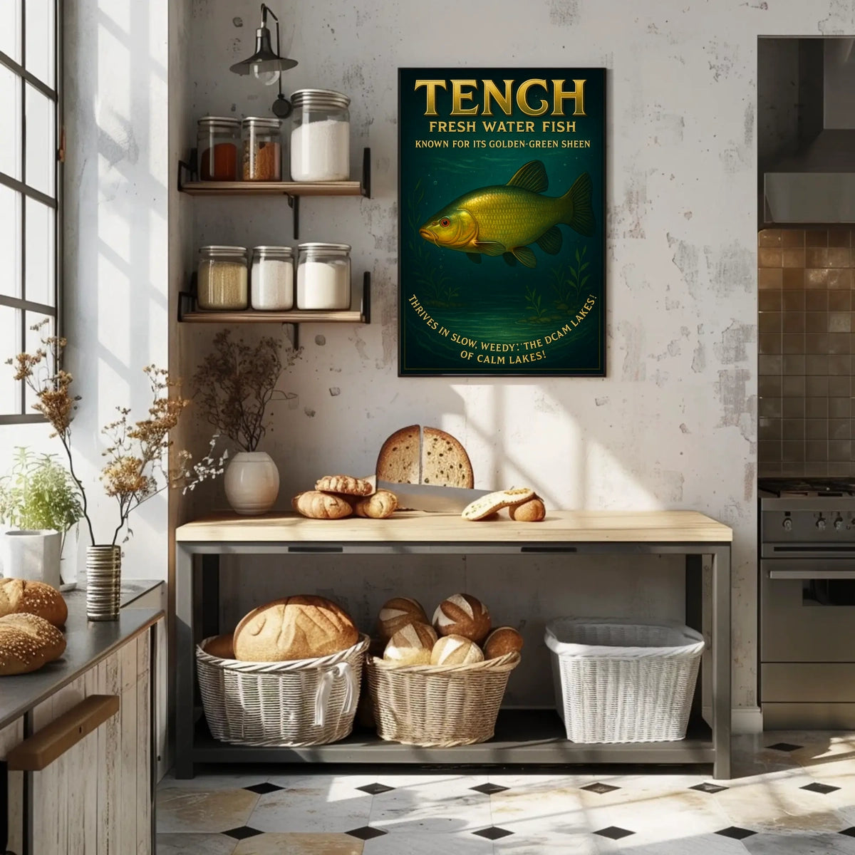 Tench Fresh Water Fish Poster