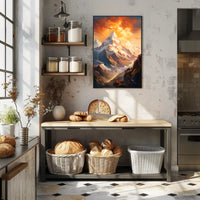 Majestic Mountain Landscape Poster