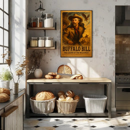 Buffalo Bill Wild West Adventure Poster Wall Art Print