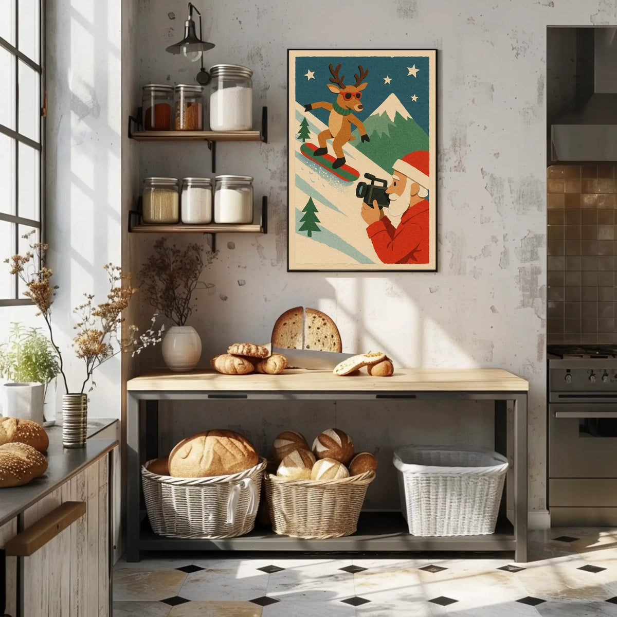 SantaS Winter Adventure Poster