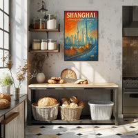Shanghai A Harmony of Tradition and Modernity Poster