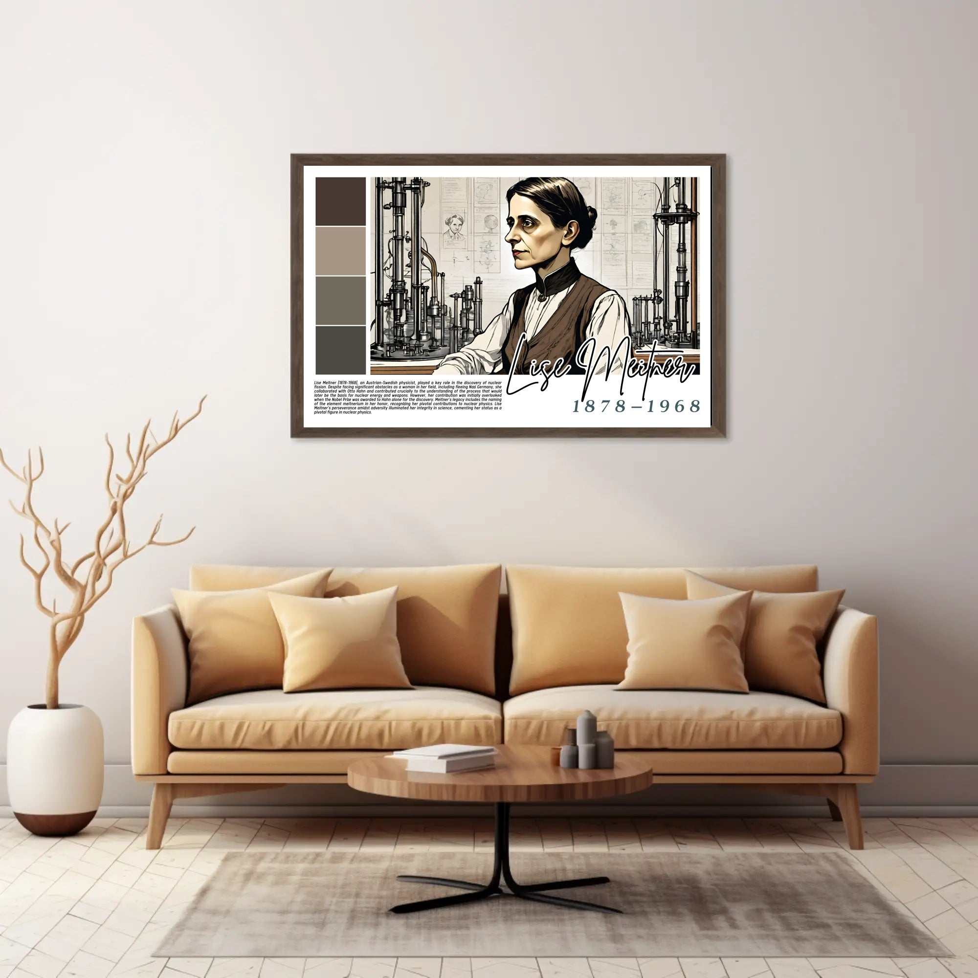 Lise Meitner: Pioneer of Nuclear Physics Poster