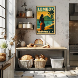 Lombok, Indonesia Poster