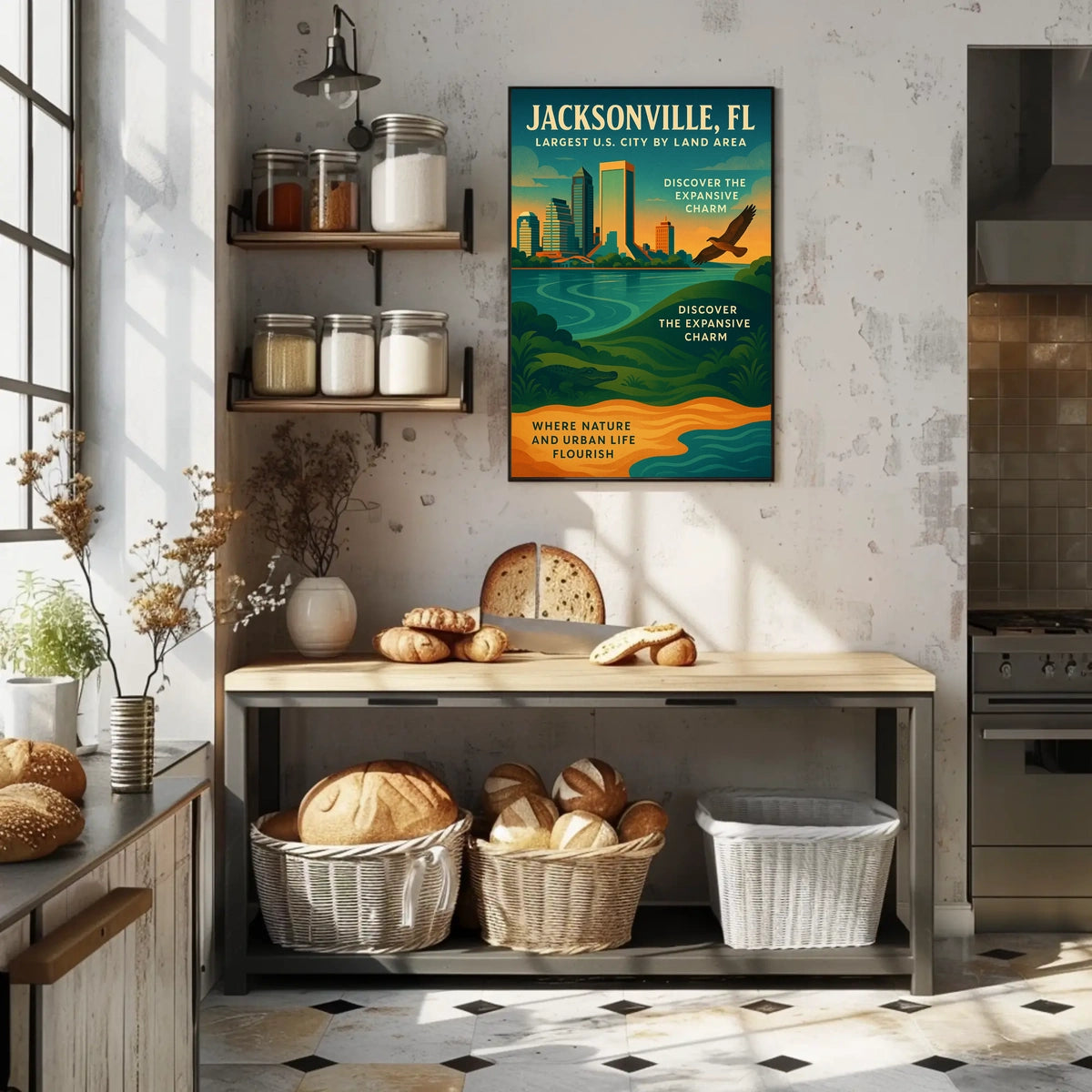 Discover JacksonvilleS Expansive Charm Poster