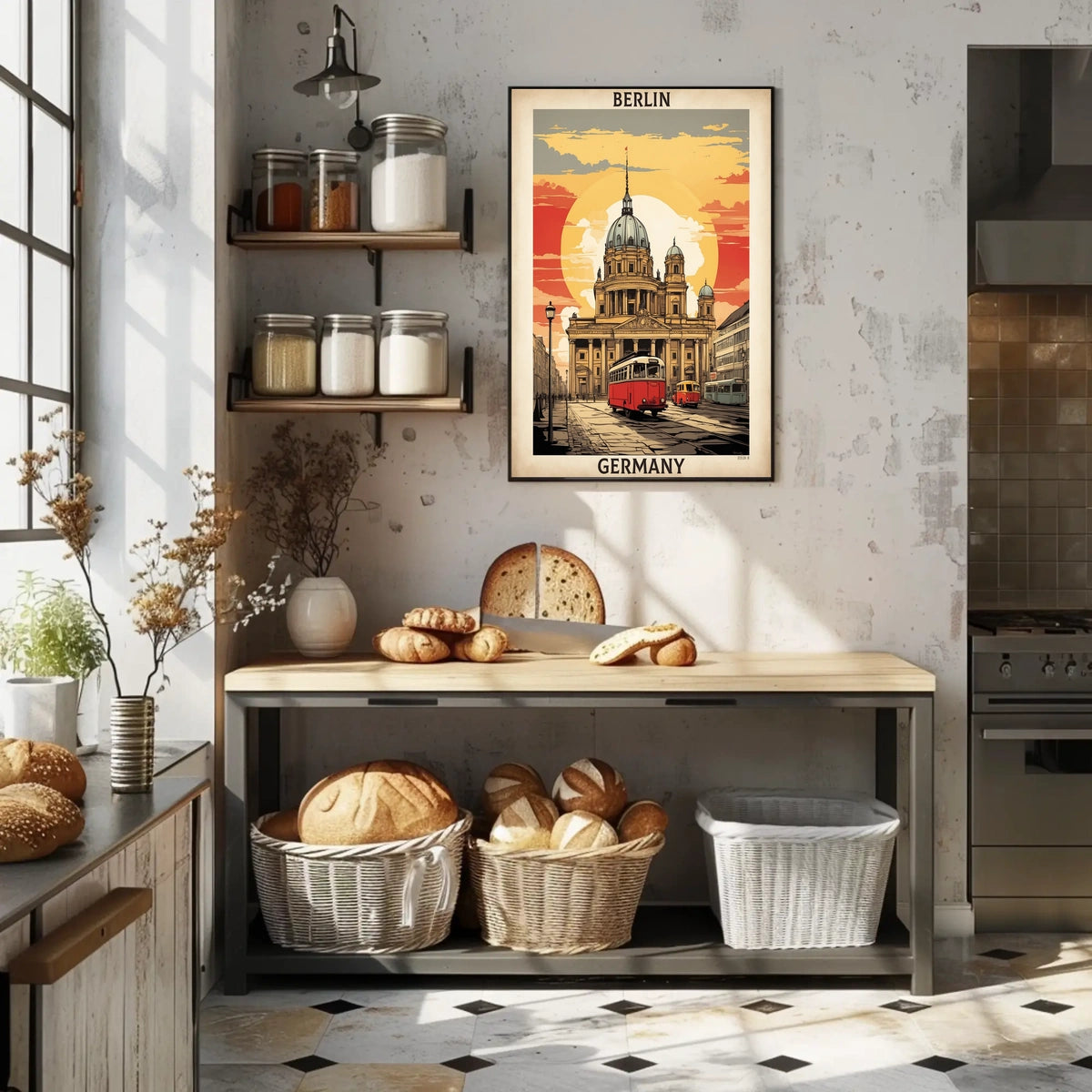 Berlin Architectural Charm Poster