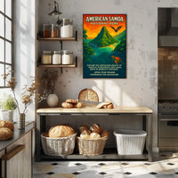American Samoa National Park Adventure Poster Print