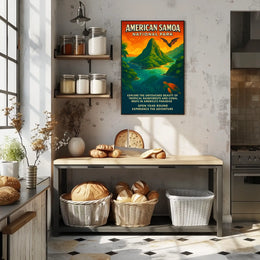 American Samoa National Park Adventure Poster Print
