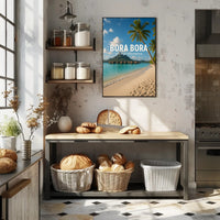 Bora Bora Tropical Paradise Travel Poster PosterGoat