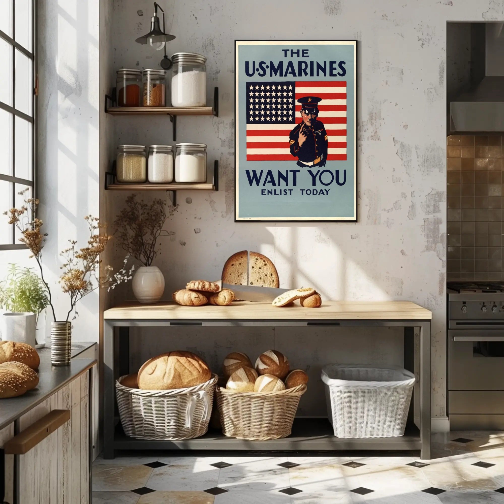 The U.S. Marines Recruitment Poster PosterGoat