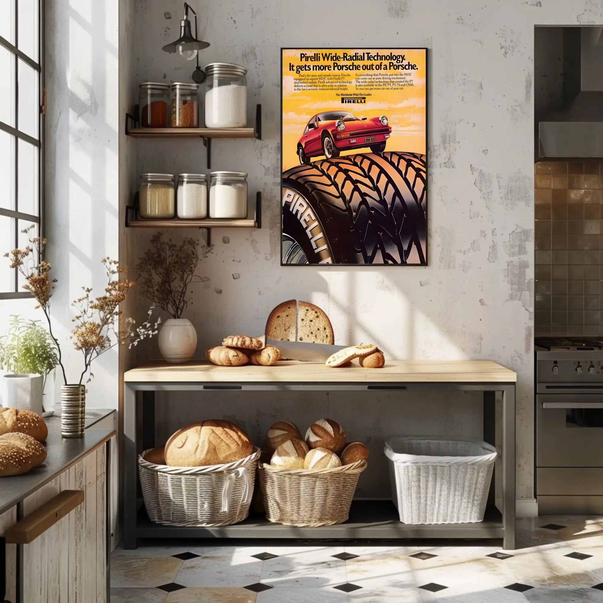 Pirelli Wide-Radial Technology Poster