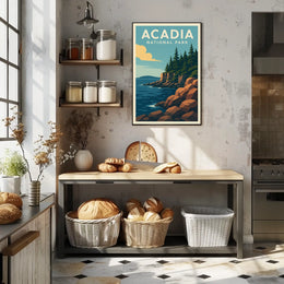 Acadia National Park Scenic Wanderlust Poster
