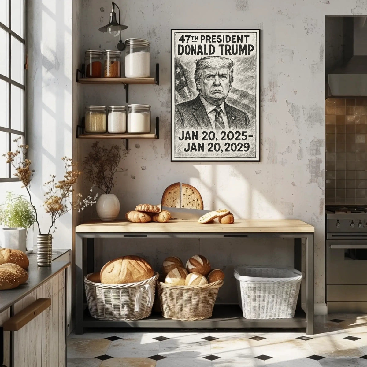 Donald Trump 47th President Poster