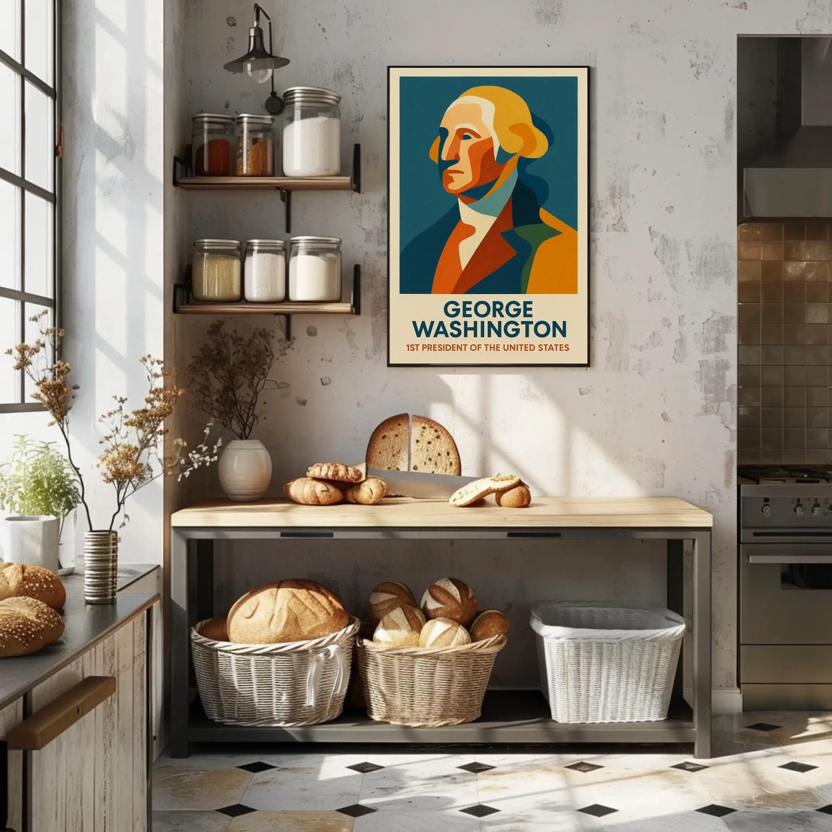 George Washington 1St President Poster
