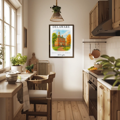 Delaware, Wilmington Signature Series Vintage Travel Poster