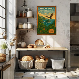 Modern Urban Skyline Art Poster