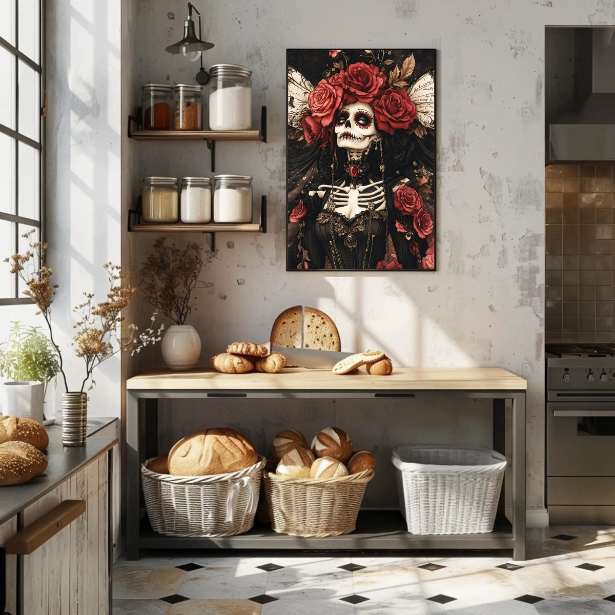 Day of the Dead La Catrina Cultural Heritage Poster