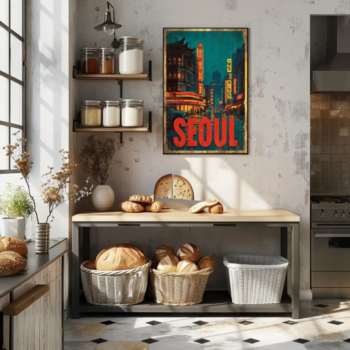 Seoul Nightscape Poster