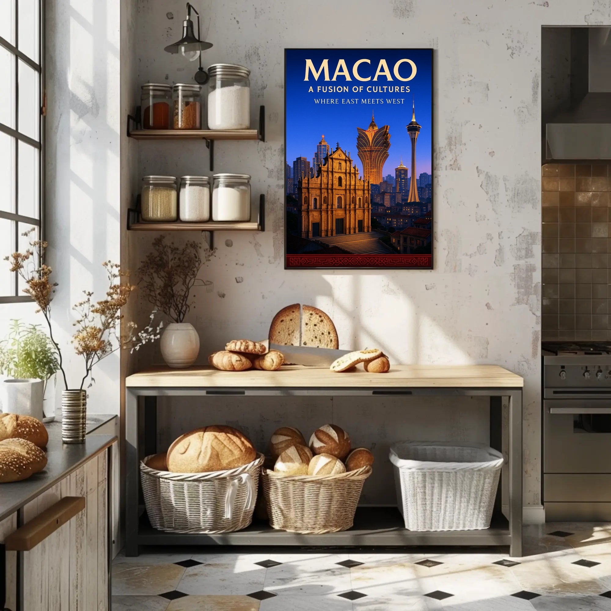 Macao A Fusion of Cultures Poster PosterGoat