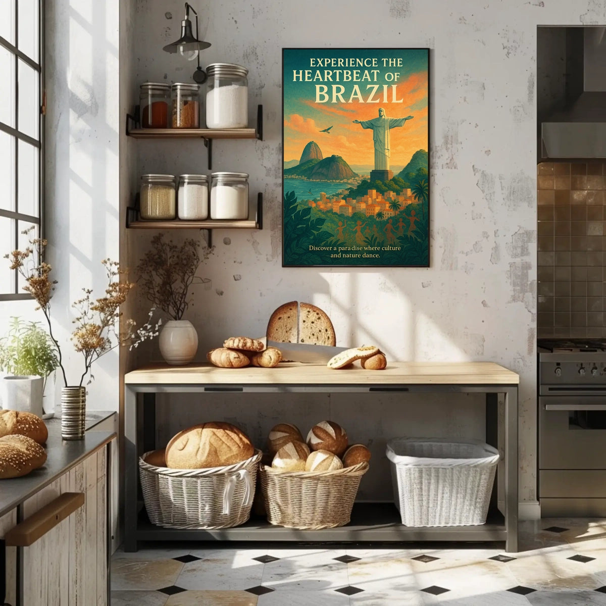Experience the Heartbeat of Brazil Poster