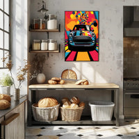 Vibrant Ride Poster PosterGoat