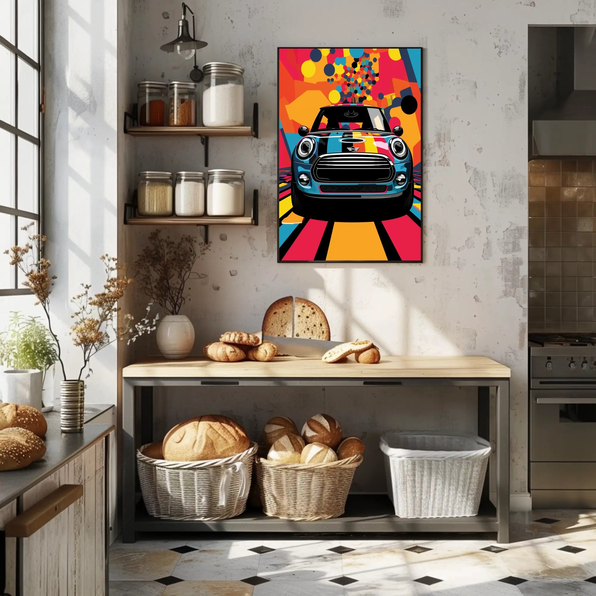 Vibrant Ride Poster PosterGoat