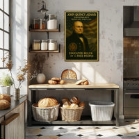 John Quincy Adams Portrait Historical or Presidential Poster
