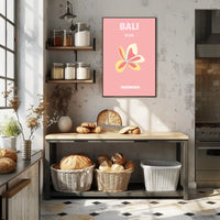 Bali Bliss Pastel Paradise Travel Poster PosterGoat
