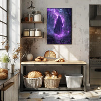Enchanted Forest Wanderer Art Print Poster for Home Decor and Nature Lovers PosterGoat