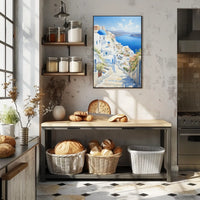 Santorini Grecian Splendor Travel Poster