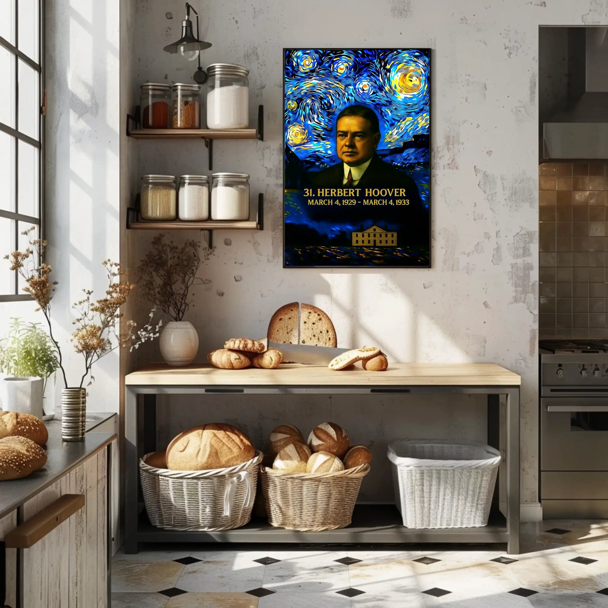 Herbert Hoover 31st President of the United States Presidential Masterpiece Series Poster